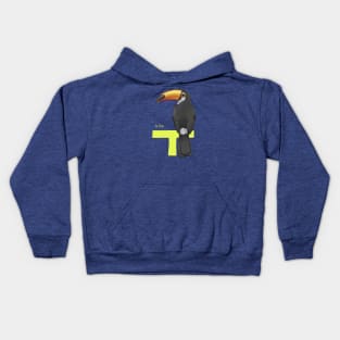 T is for Toucan Kids Hoodie